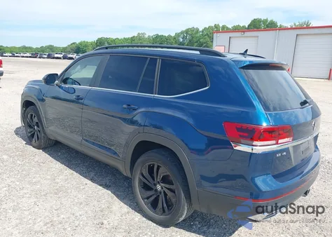 2022 Volkswagen Atlas 3.6L V6 Se W/Technology from USA, damaged, VIN 1V2JR2CA5NC533766